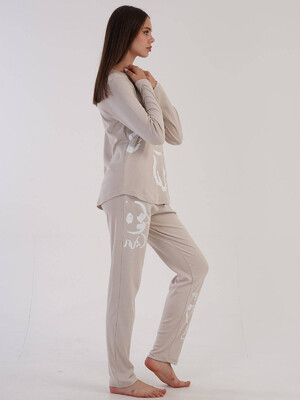 Купить Хлопковый комплект с длинным рукавом VIENETTA 3032600000 в Украина в Lingerie.ua - Одяг для дому та відпочинку, Фото 3