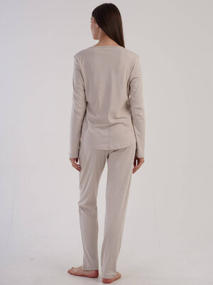 Купить Хлопковый комплект с длинным рукавом VIENETTA 3032600000 в Украина в Lingerie.ua - Одяг для дому та відпочинку, Фото 5