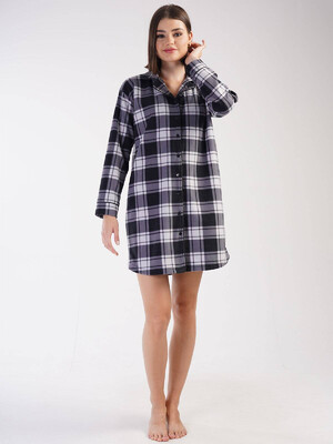 Купить Флисовый халат на пуговицах VIENETTA 3050120283 в Украина в Lingerie.ua - Одяг для дому та відпочинку, Фото 5