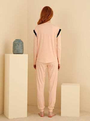 Купить Хлопковая пижама с длинным рукавом SEVIM 13079 в Украина в Lingerie.ua - Одяг для дому та відпочинку, Фото 4