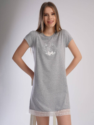 Купить Ночная сорочка с кружевом VIENETTA 3030010000 в Украина в Lingerie.ua - Одяг для дому та відпочинку, Фото 4