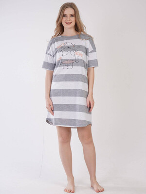 Хлопковая туника в полоску VIENETTA 3090170000