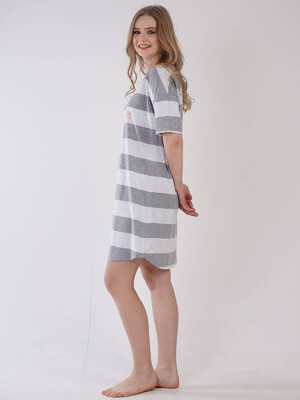 Купить Бавовняна туніка в смужку VIENETTA 3090170000 в Украина в Lingerie.ua - Одяг для дому та відпочинку, Фото 4