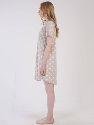 Купить Хлопковая туника в горошек VIENETTA 3032531379 в Украина в Lingerie.ua - Одяг для дому та відпочинку, Фото 4