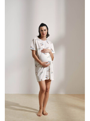 Купить Хлопковая туника с коротким рукавом HAYS 36118 в Украина в Lingerie.ua - Одяг для дому та відпочинку, Фото 2