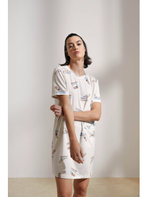 Купить Хлопковая туника с коротким рукавом HAYS 36118 в Украина в Lingerie.ua - Одяг для дому та відпочинку, Фото 12