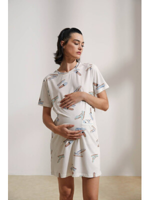 Купить Хлопковая туника с коротким рукавом HAYS 36118 в Украина в Lingerie.ua - Одяг для дому та відпочинку, Фото 11