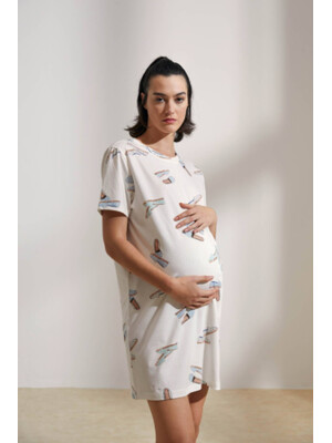 Купить Хлопковая туника с коротким рукавом HAYS 36118 в Украина в Lingerie.ua - Одяг для дому та відпочинку, Фото 9