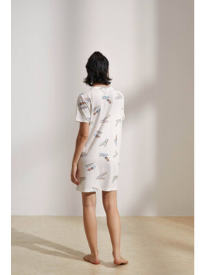 Купить Хлопковая туника с коротким рукавом HAYS 36118 в Украина в Lingerie.ua - Одяг для дому та відпочинку, Фото 7