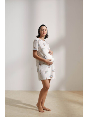 Купить Хлопковая туника с коротким рукавом HAYS 36118 в Украина в Lingerie.ua - Одяг для дому та відпочинку, Фото 13