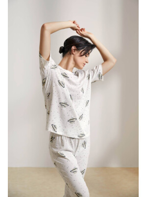 Купить Хлопковый комплект с брюками HAYS 36184 в Украина в Lingerie.ua - Одяг для дому та відпочинку, Фото 2