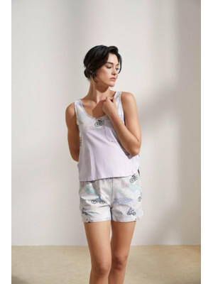 Купить Хлопковый комплект из майки и шорт HAYS 36224 в Украина в Lingerie.ua - Одяг для дому та відпочинку, Фото 4