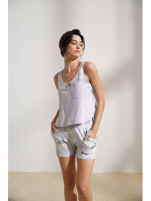 Купить Хлопковый комплект из майки и шорт HAYS 36224 в Украина в Lingerie.ua - Одяг для дому та відпочинку, Фото 3