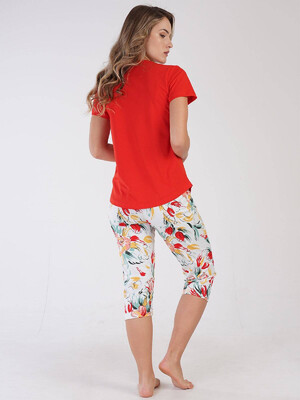 Купить Хлопковый комплект с капри VIENETTA 3100157519 в Украина в Lingerie.ua - Одяг для дому та відпочинку, Фото 5