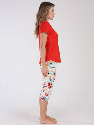 Купить Хлопковый комплект с капри VIENETTA 3100157519 в Украина в Lingerie.ua - Одяг для дому та відпочинку, Фото 6