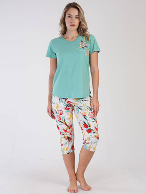 Купить Хлопковый комплект с капри VIENETTA 3100157519 в Украина в Lingerie.ua - Одяг для дому та відпочинку, Фото 7