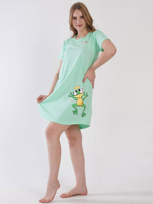 Купить Хлопковая туника с коротким рукавом VIENETTA 3101240000 в Украина в Lingerie.ua - Одяг для дому та відпочинку, Фото 7