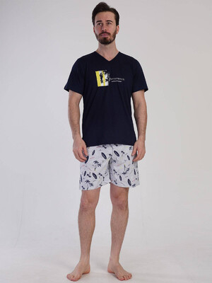 Купить Хлопковый комплект с шортами VIENETTA MAN 3110405742 в Украина в Lingerie.ua - Одяг для дому та відпочинку, Видео