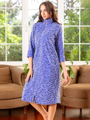 Купить Велюровый женский халат на молнии COCOON О22-1415 в Украина в Lingerie.ua - Одяг для дому та відпочинку, Фото 2