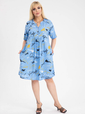 Купить Платье женское с завышенной талией JEN 02227 в Украина в Lingerie.ua - Одяг для дому та відпочинку, Фото 1