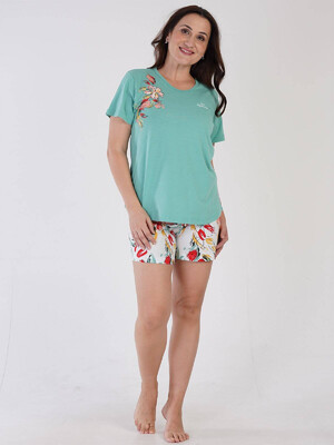 Купить Хлопковый комплект из футболки и шорт VIENETTA 3100207519 в Украина в Lingerie.ua - Одяг для дому та відпочинку, Фото 5