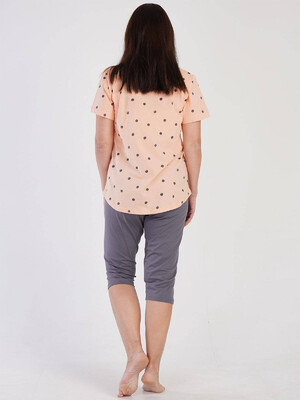 Купить Хлопковый комплект с капри VIENETTA 3100681929 в Украина в Lingerie.ua - Одяг для дому та відпочинку, Фото 3