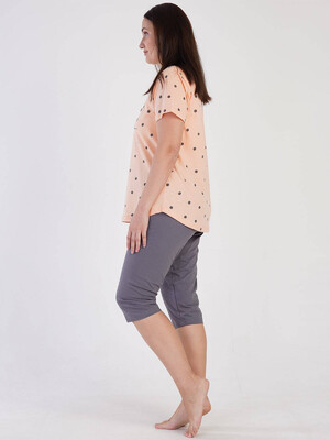 Купить Хлопковый комплект с капри VIENETTA 3100681929 в Украина в Lingerie.ua - Одяг для дому та відпочинку, Фото 5