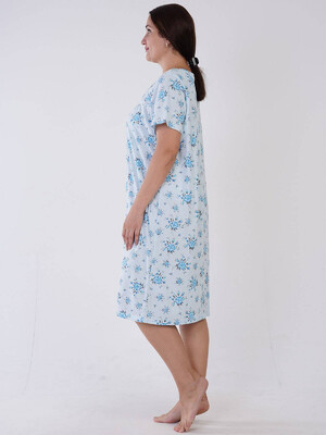 Купить Хлопковая ночная сорочка с коротким рукавом VIENETTA 1613900647 в Украина в Lingerie.ua - Одяг для дому та відпочинку, Фото 5