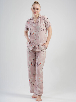 Купить Пижама из штапеля с коротким рукавом VIENETTA 1110720442 в Украина в Lingerie.ua - Одяг для дому та відпочинку, Фото 1