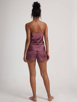 Купить Шелковая пижама с кружевом VIENETTA 1612095320 в Украина в Lingerie.ua - Одяг для дому та відпочинку, Фото 2