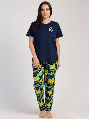 Хлопковый домашний комплект с брюками VIENETTA 3110620163