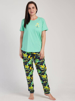 Купить Хлопковый домашний комплект с брюками VIENETTA 3110620163 в Украина в Lingerie.ua - Одяг для дому та відпочинку, Фото 2