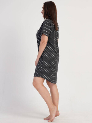 Купить Хлопковая туника с коротким рукавом VIENETTA 3114420451 в Украина в Lingerie.ua - Одяг для дому та відпочинку, Фото 2