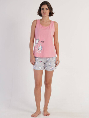 Купить Хлопковый комплект из майки и шорт VIENETTA 3112470537 в Украина в Lingerie.ua - Одяг для дому та відпочинку, Видео