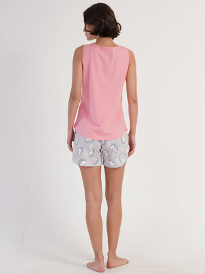 Купить Хлопковый комплект из майки и шорт VIENETTA 3112470537 в Украина в Lingerie.ua - Одяг для дому та відпочинку, Фото 4