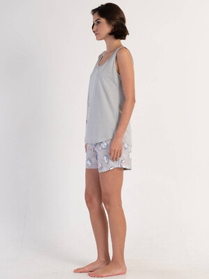Купить Хлопковый комплект из майки и шорт VIENETTA 3112470537 в Украина в Lingerie.ua - Одяг для дому та відпочинку, Фото 5