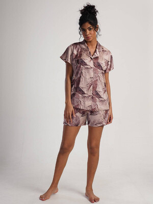 Купить Шелковая пижама с шортами VIENETTA 1616985427 в Украина в Lingerie.ua - Одяг для дому та відпочинку, Фото 4