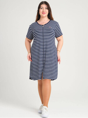 Купить Летнее платье большого размера на молнии JEN 04262 в Украина в Lingerie.ua - Одяг для дому та відпочинку, Фото 1