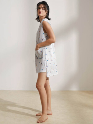 Купить Хлопковая туника без рукавов HAYS 36479 в Украина в Lingerie.ua - Одяг для дому та відпочинку, Фото 4