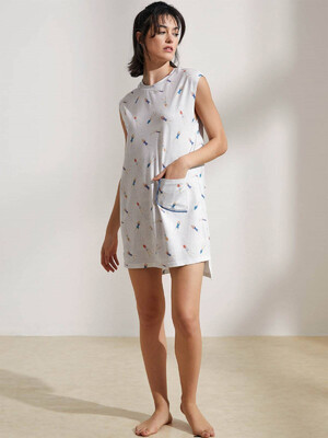 Купить Хлопковая туника без рукавов HAYS 36479 в Украина в Lingerie.ua - Одяг для дому та відпочинку, Фото 5