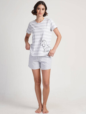 Купить Хлопковый комплект с шортами VIENETTA 3120340000 в Украина в Lingerie.ua - Одяг для дому та відпочинку, Видео