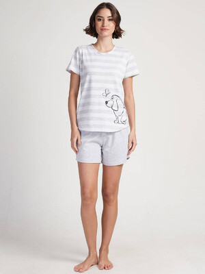 Купить Хлопковый комплект с шортами VIENETTA 3120340000 в Украина в Lingerie.ua - Одяг для дому та відпочинку, Фото 4