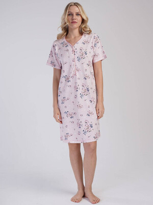 Купить Хлопковая туника с коротким рукавом VIENETTA 3114199323 в Украина в Lingerie.ua - Одяг для дому та відпочинку, Видео