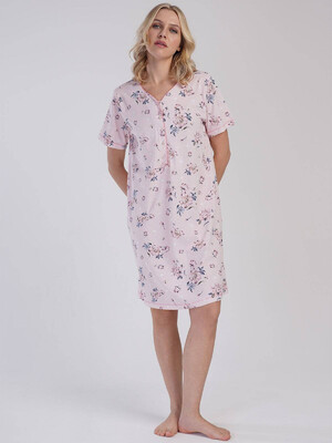 Купить Хлопковая туника с коротким рукавом VIENETTA 3114199323 в Украина в Lingerie.ua - Одяг для дому та відпочинку, Фото 6