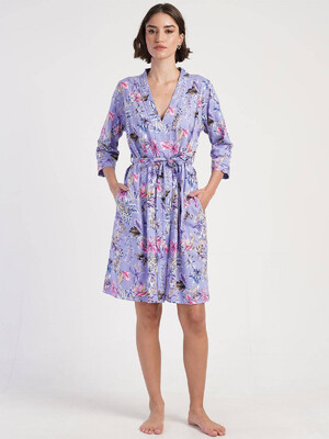 Купить Хлопковый женский домашний халат VIENETTA 3110050200 в Украина в Lingerie.ua - Одяг для дому та відпочинку, Фото 3
