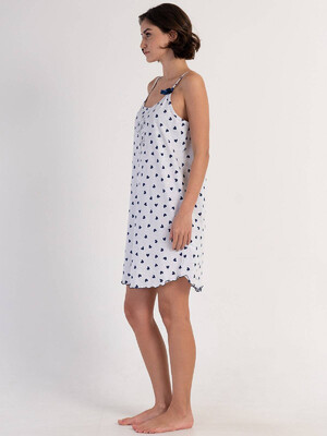 Купить Хлопковая туника на тонких бретельках VIENETTA 3120931478 в Украина в Lingerie.ua - Одяг для дому та відпочинку, Фото 4