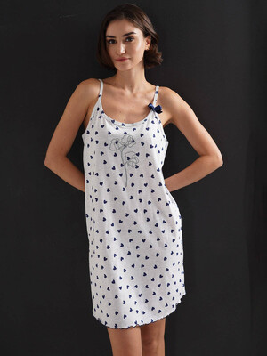 Купить Хлопковая туника на тонких бретельках VIENETTA 3120931478 в Украина в Lingerie.ua - Одяг для дому та відпочинку, Фото 6