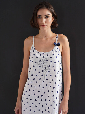 Купить Хлопковая туника на тонких бретельках VIENETTA 3120931478 в Украина в Lingerie.ua - Одяг для дому та відпочинку, Фото 8