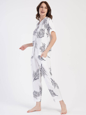 Купить Женский штапельный костюм с брюками VIENETTA PLUS 3114662375 в Украина в Lingerie.ua - Одяг для дому та відпочинку, Фото 2