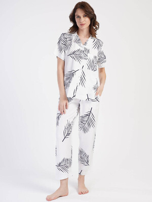 Купить Женский штапельный костюм с брюками VIENETTA PLUS 3114662375 в Украина в Lingerie.ua - Одяг для дому та відпочинку, Фото 7